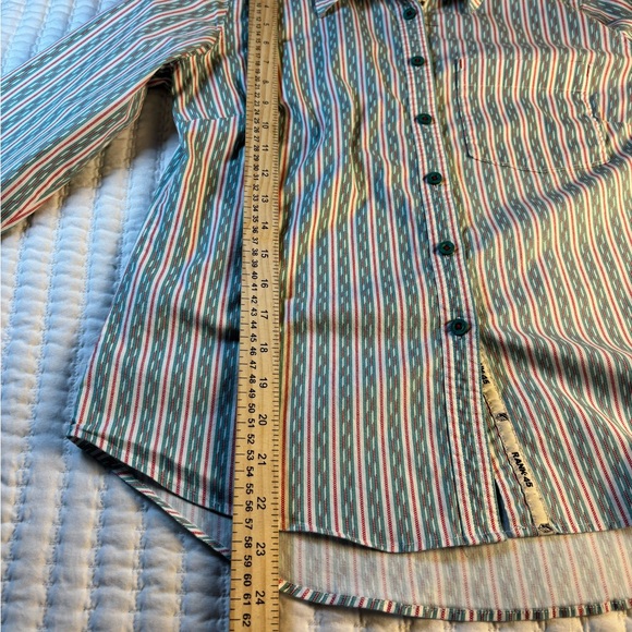 Rank 45 Striped Button Up Western Shirt Small - Picture 5 of 6